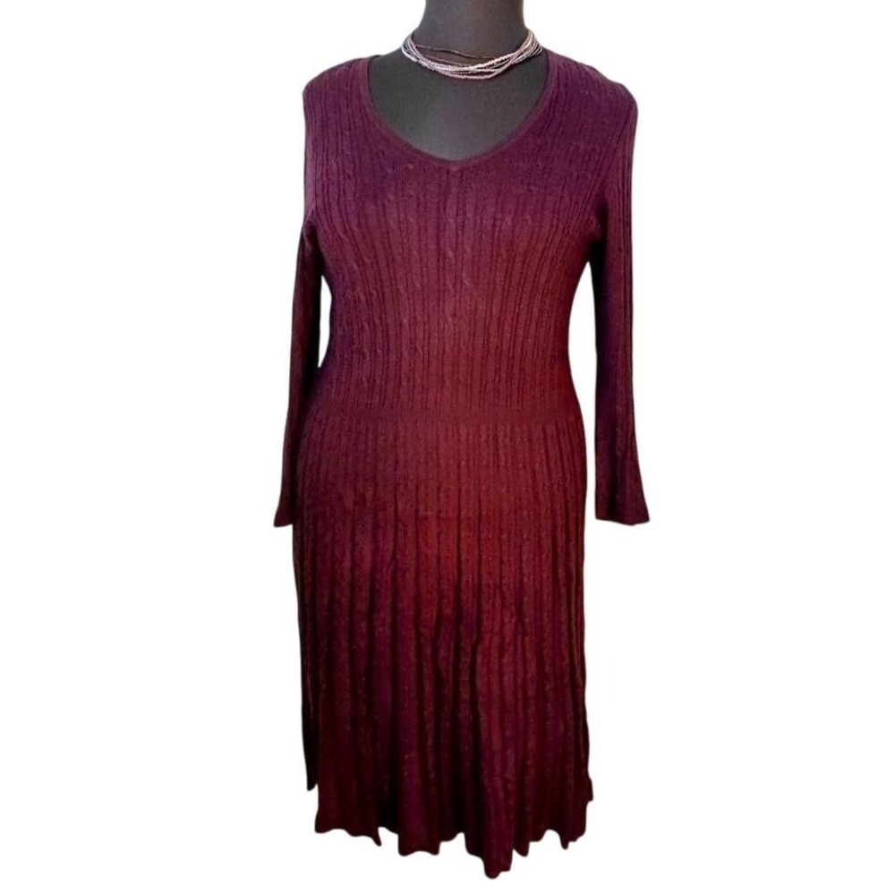 CB‎ established 1962 knit dress purple/plum SKUW116
